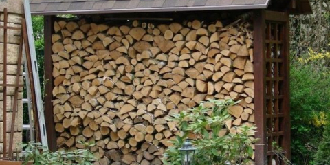 Jak postavit dřevník v zemi vlastníma rukama